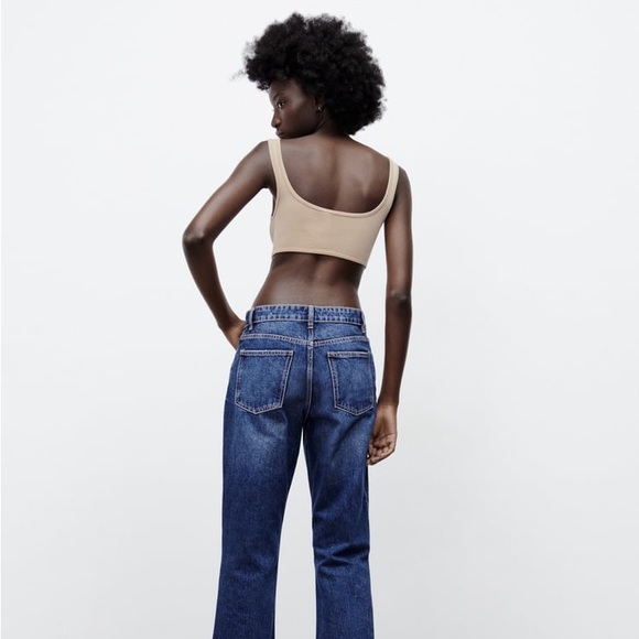 Zara Beige Pink Seamless Corset Top - Picture 13 of 16